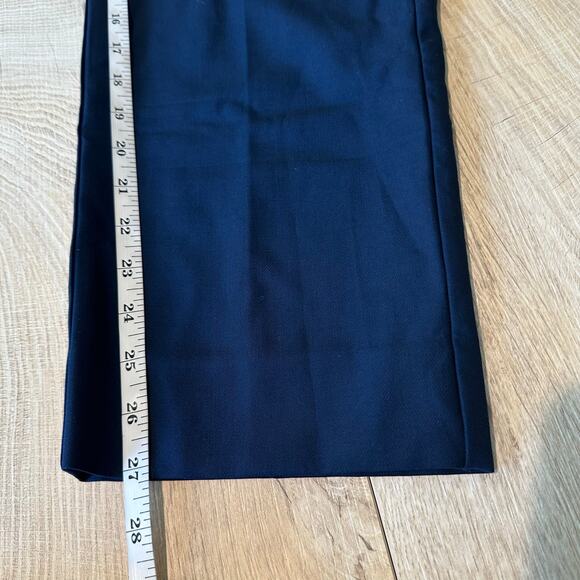 Banana Republic High-Rise Modern Slim Refined Ankle Pant Navy Blue 6 - Picture 14 of 14